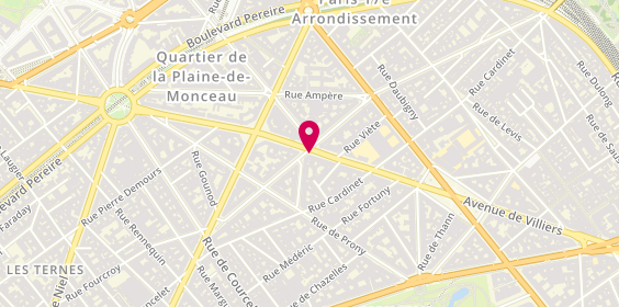 Plan de Paris Monceau, 71 avenue de Villiers, 75017 Paris