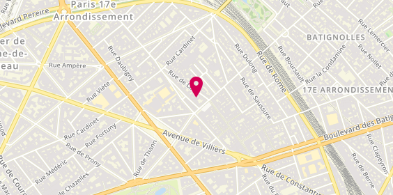 Plan de LCL Banque et assurance, 65 rue de Lévis, 75017 Paris