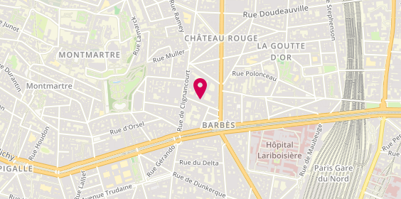 Plan de BNP Paribas, 8 Rue de Sofia, 75018 Paris