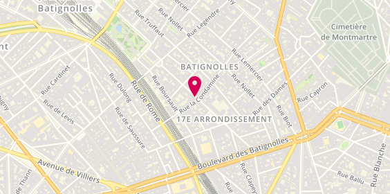 Plan de LCL Banque et assurance, 33 Rue des Batignolles, 75017 Paris