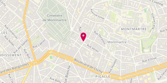 Plan de BNP Paribas - Paris Rue Lepic 18e, 27 Rue Lepic, 75018 Paris