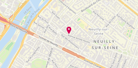 Plan de Neuilly Sur Seine Roule, 148 avenue Achille Peretti, 92200 Neuilly-sur-Seine