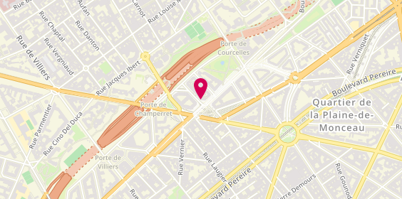 Plan de LCL, 10 avenue Stéphane Mallarmé, 75017 Paris