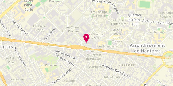 Plan de Banque BCP Nanterre, 205 avenue Georges Clémenceau, 92000 Nanterre