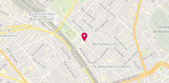 Plan de HSBC Fr Paris Batignolles, 68 Place du Dr Félix Lobligeois, 75017 Paris