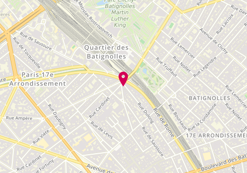 Plan de LCL, 140 Rue Cardinet, 75017 Paris