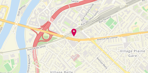 Plan de Rueil Gare, 74 avenue de Colmar, 92500 Rueil-Malmaison