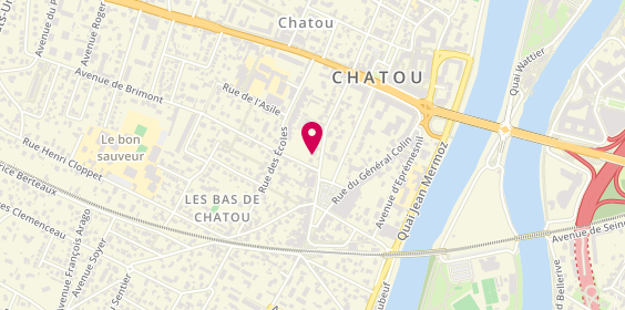 Plan de Caisse d'Epargne Chatou, 32 avenue du Général Sarrail, 78400 Chatou