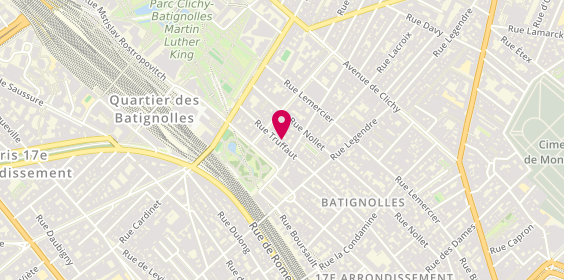 Plan de Allfinances, 98 Rue Truffaut, 75017 Paris