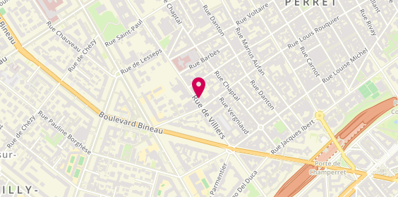 Plan de BNP Paribas - Levallois Bineau, 26 Rue de Villiers, 92300 Levallois-Perret
