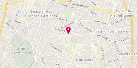 Plan de BNP Paribas - Paris Lamarck Caulaincourt 18e, 95 Rue Caulaincourt, 75018 Paris
