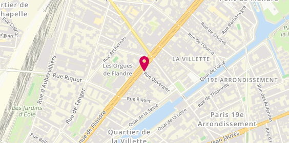 Plan de Crédit Mutuel, 86 avenue de Flandre, 75019 Paris
