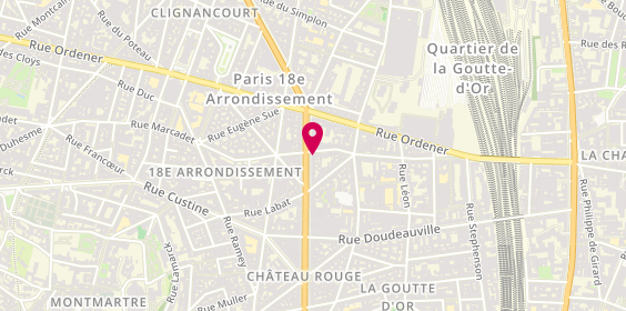 Plan de Banque Populaire Rives de Paris, 86 Boulevard Barbès, 75018 Paris