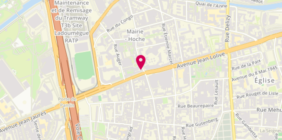 Plan de Banque Populaire Rives de Paris, 55 avenue Jean Lolive, 93500 Pantin