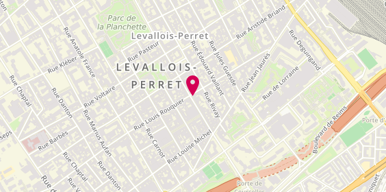 Plan de BRED, 52 Rue du Président Wilson, 92300 Levallois-Perret