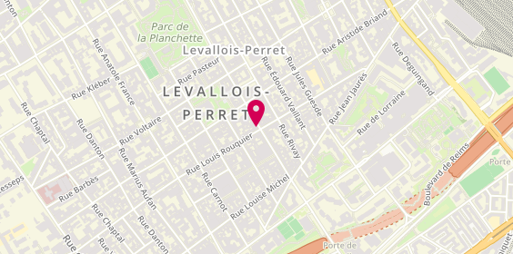 Plan de HSBC Fr Levallois Mairie, 51 Rue du Président Wilson, 92300 Levallois-Perret