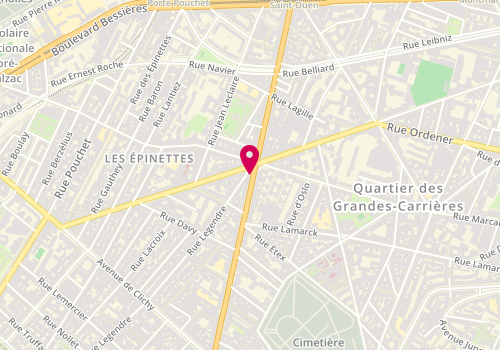Plan de Sg, 79 avenue de Saint-Ouen, 75017 Paris