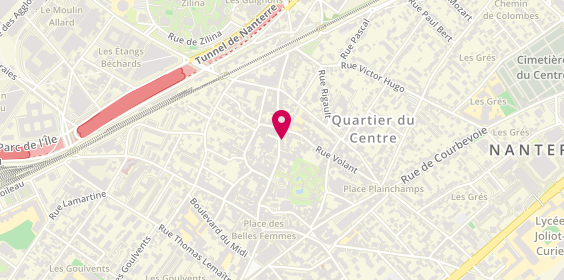 Plan de BRED-Banque Populaire, 42 Rue Maurice Thorez, 92000 Nanterre