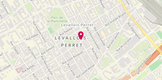 Plan de BNP Paribas - Levallois Perret, 66 Rue du Président Wilson, 92300 Levallois-Perret