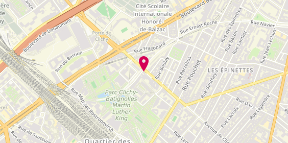 Plan de Attijariwafa bank Europe (Paris - Porte de Clichy), 181 avenue de Clichy, 75017 Paris