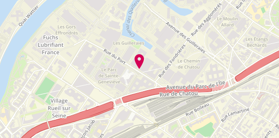 Plan de Bnp Paribas, 8 Rue Port, 92000 Nanterre