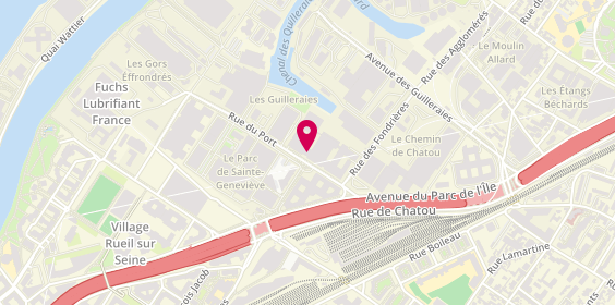 Plan de BNP Paribas Cardif, 8 Rue du Port, 92000 Nanterre