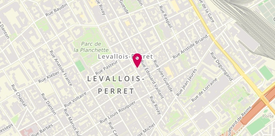 Plan de Cic, 36 Ter Rue Rivay, 92300 Levallois-Perret