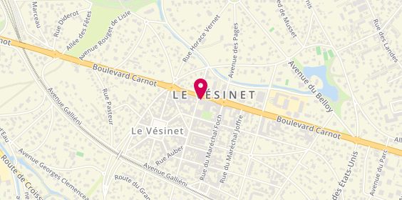 Plan de BNP Paribas - le Vesinet, 61 Bis Boulevard Carnot, 78110 Le Vésinet