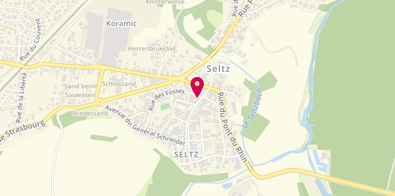 Plan de Agence Groupama Seltz, 17 Rue Principale, 67470 Seltz