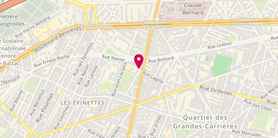 Plan de Banque Populaire, 117 avenue de Saint-Ouen, 75017 Paris