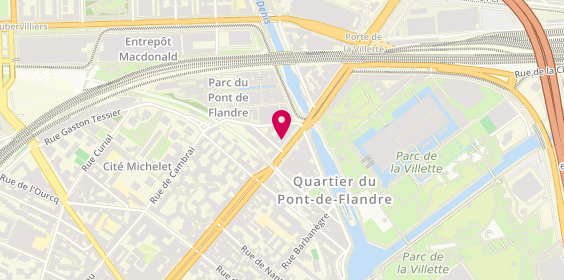 Plan de Cf la Villette, 9 avenue Corentin Cariou, 75019 Paris