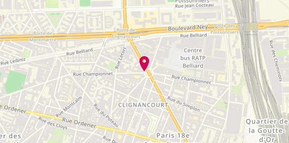 Plan de LCL, 53 Boulevard Ornano, 75018 Paris