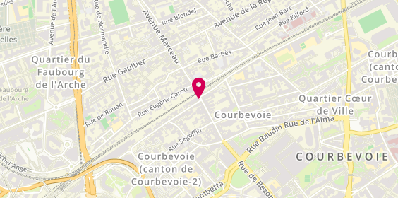 Plan de Sg, 83 Rue de Bezons, 92400 Courbevoie