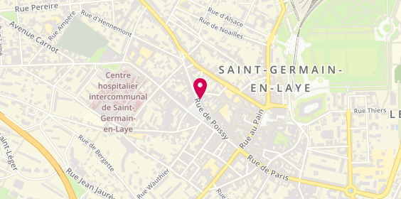 Plan de Banque Populaire Val de France, 62 Rue de Poissy, 78100 Saint-Germain-en-Laye