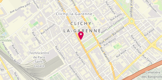 Plan de LCL, 64 Boulevard Jean Jaurès, 92110 Clichy