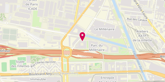 Plan de Le Phare (BNP PARIBAS Risk) / le Millénaire 1, 35 Rue de la Gare, 75019 Paris