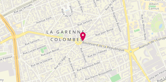 Plan de Caisse d'Epargne la Garenne-Colombes, 52 Boulevard de la République, 92250 La Garenne-Colombes