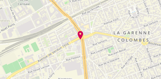 Plan de BNP Paribas - la Garenne Colombes, 77 Boulevard National, 92250 La Garenne-Colombes