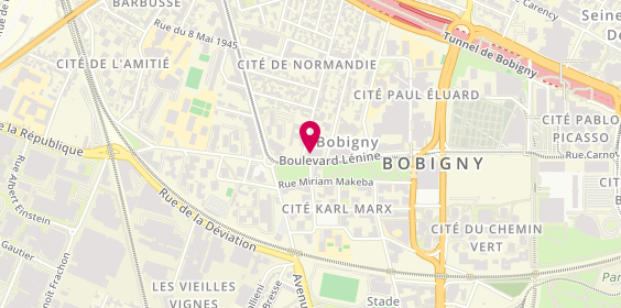 Plan de BNP Paribas - Bobigny, 3 Boulevard Lénine, 93000 Bobigny