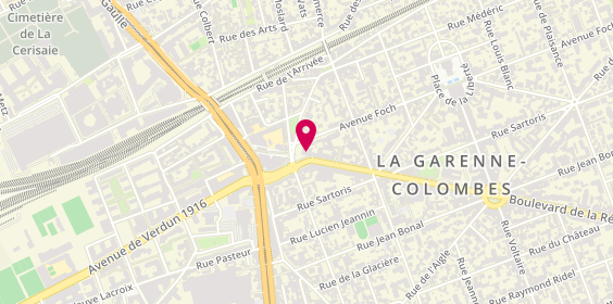 Plan de Lcl, 100 Boulevard de la République, 92250 La Garenne-Colombes