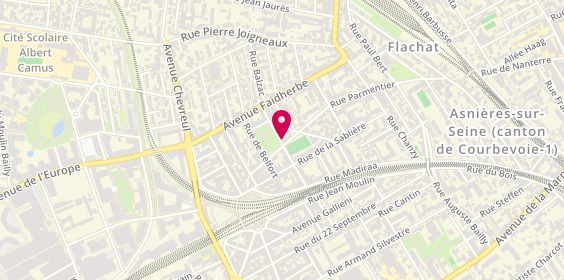 Plan de BNP Paribas, 8 Rue de Lorraine, 92600 Asnières-sur-Seine