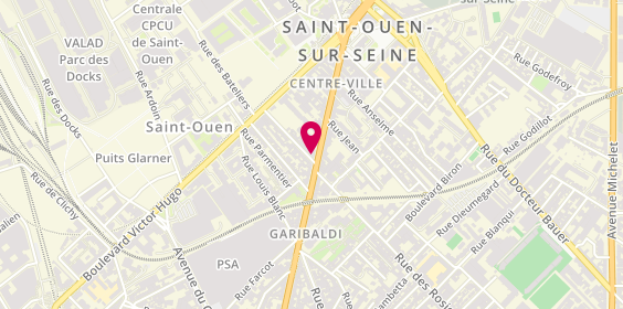 Plan de LCL, 46 avenue Gabriel Péri, 93400 Saint-Ouen-sur-Seine