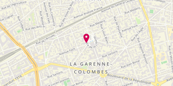 Plan de Sg, 62 avenue Foch, 92250 La Garenne-Colombes