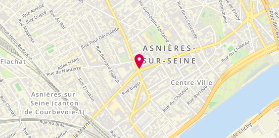 Plan de CCF, 93 avenue de la Marne, 92600 Asnières-sur-Seine