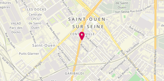 Plan de Banque Populaire Rives de Paris, 19-23 Av. Gabriel Péri, 93400 Saint-Ouen-sur-Seine