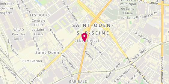 Plan de Crédit Mutuel, 18 avenue Gabriel Péri, 93400 Saint-Ouen-sur-Seine