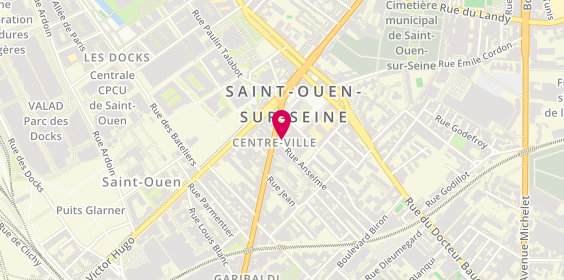 Plan de Crédit Agricole, 5 Rue Anselme, 93400 Saint-Ouen-sur-Seine