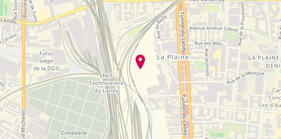 Plan de LCL, La Plaine Saint Denis 3 Avenue George Sand, 93210 Saint-Denis