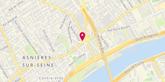 Plan de LCL, 49 Rue Pierre Brossolette, 92600 Asnières-sur-Seine