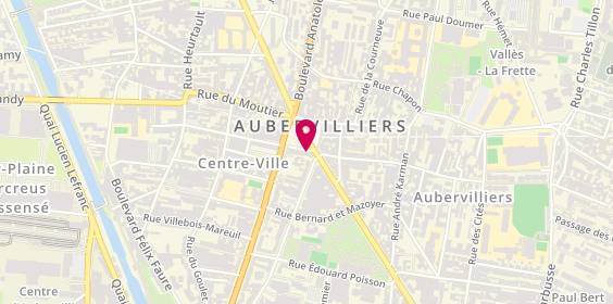 Plan de Crédit Lyonnais, 1 Rue Ferragus, 93300 Aubervilliers